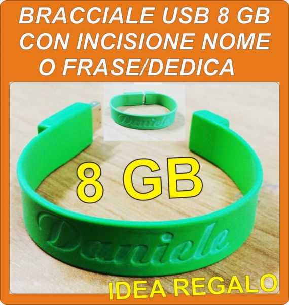 Bracciale usb 8 gb