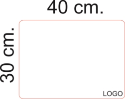 Vassoio porta caff legno e plexiglass personalizzato dimensioni: altezza 19 cm. - larghezza 29 cm. spessore 5 mm.