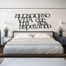 Scritta a Rilievo Plexiglass o Legno Personalizzata Da Parete