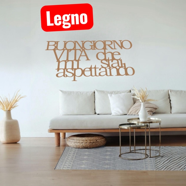 scritte parete
