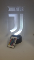 lampada 3d Juventus