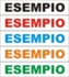 lettere plexiglass e legno esempio
