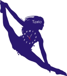 Orologio Plexiglass o Legno Personalizzato da Parete a Forma di  Ballerina2 