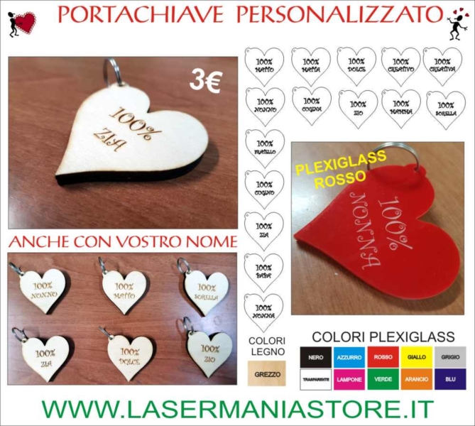 portachiave cuore