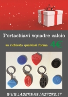 Portachiave in Plexiglass Squadre Calcio