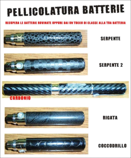 Rivestimento sigaretta elettronica