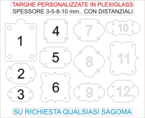 | Targhe In Plexiglass